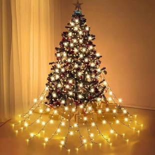 With Ring Christmas Tree Lights Decorative Lights String Top