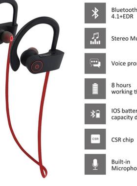 new products u8 sports bluetooth earphone headset fr hip-hop