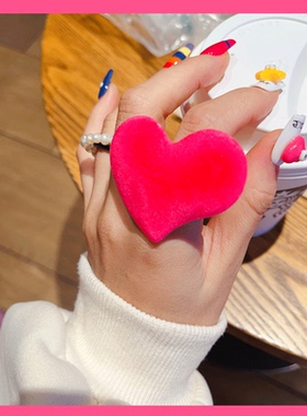 其他女植绒日韩夸张戒指