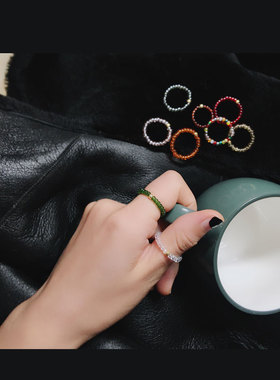 买一送green新品手工韩国戒指