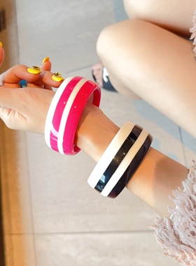 原创设计手镯女款复古民族风手环个性简约百搭饰品海军蓝