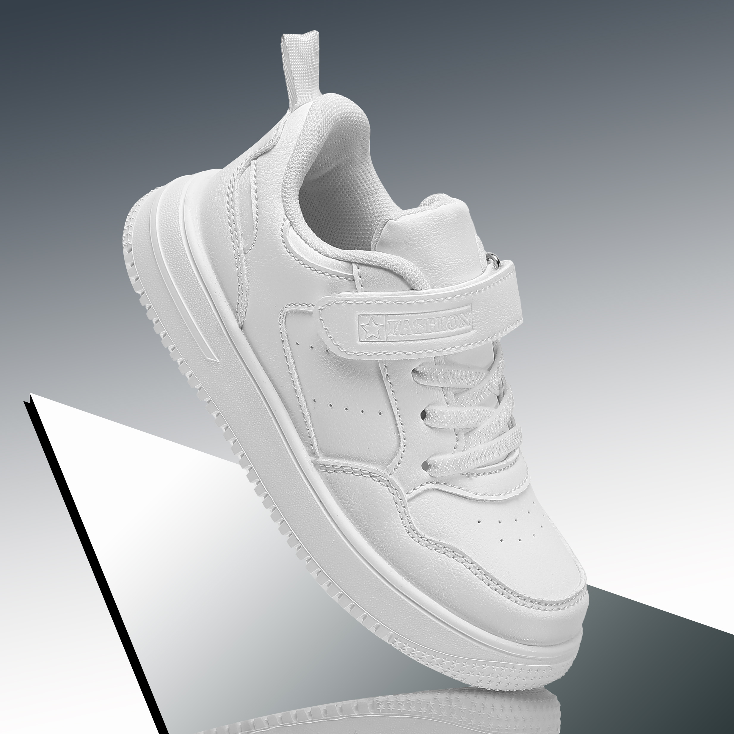 白色网面小学生夏季女童鞋透气