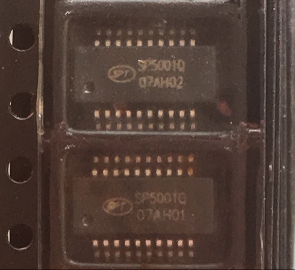 SP5001Q SSOP20 进口原装 液晶芯片SP5001