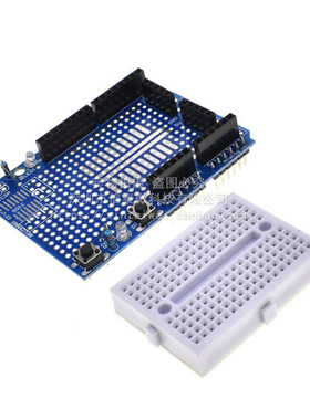 ProtoShield 机器人原型扩展板mini面包板学习开发板 支持UNO R3