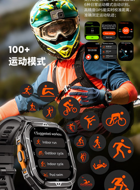 X5(GloryFitpro)蓝牙通话双频GPS海拔气压指南针amoled智能手表