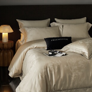 LOOPS LOVE轻奢高端140支LF兰精天丝四件套凉感主卧室床品套件夏4