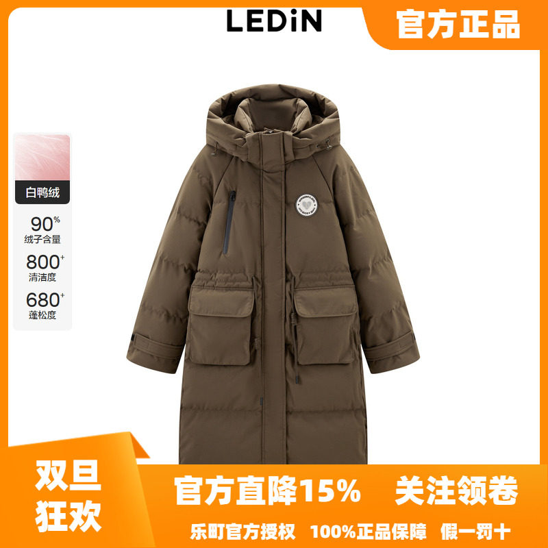 【商场同款】乐町工装面包羽绒服25年冬季新款保暖外套C2ACE4330