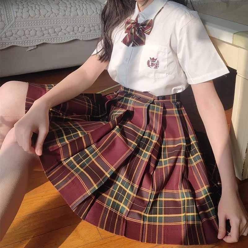 [山楂树]深夜幻境现货jk格裙学生校服