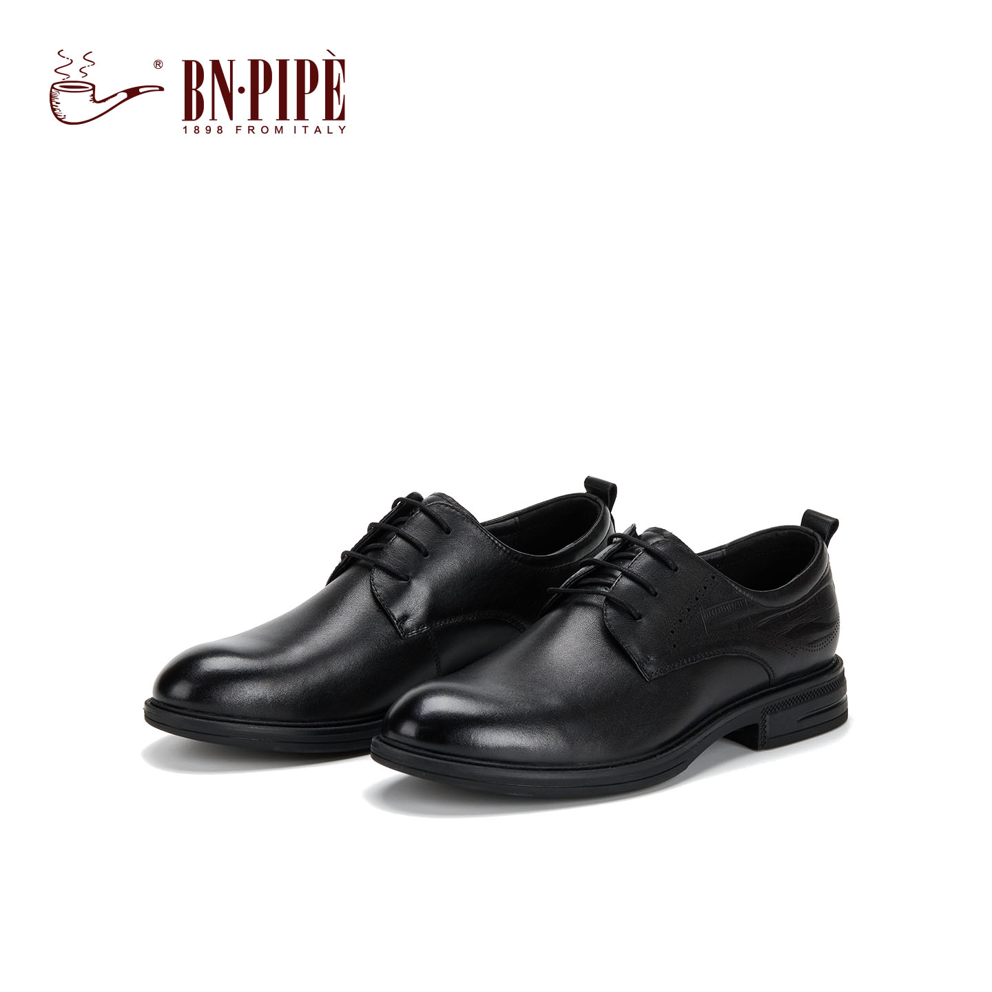 百年烟斗男士英伦商务正装皮鞋男