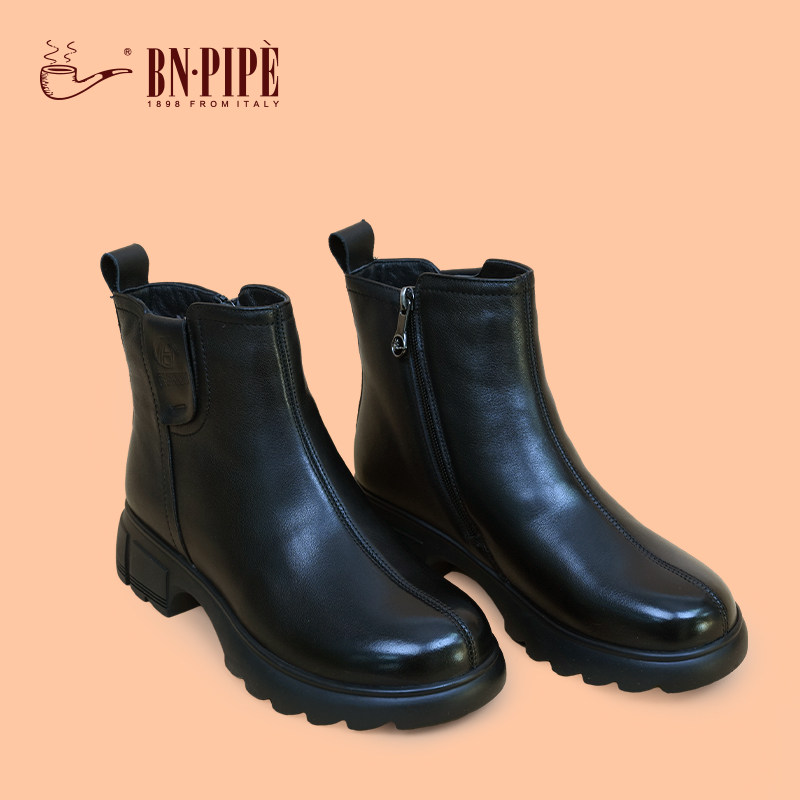 百年烟斗冬季加绒羊毛女鞋冬款短靴英伦风厚底加厚女士妈妈棉鞋女,女鞋,时装靴,淘宝优惠券,粉丝福利购,淘宝优惠卷