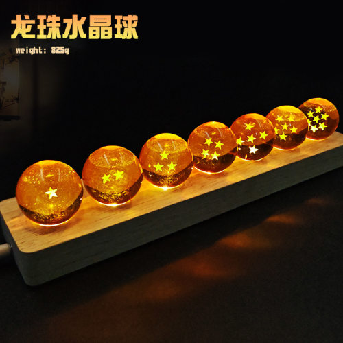 龙珠水晶球小夜灯孙悟空贝吉塔摆