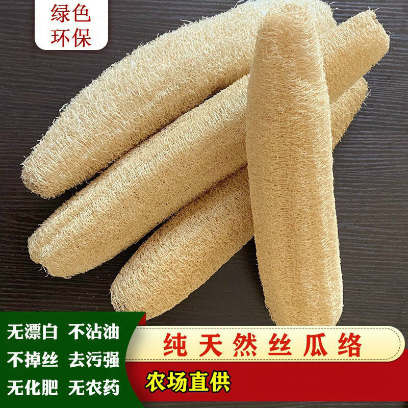 丝瓜络农村自种老丝瓜带皮可煮水