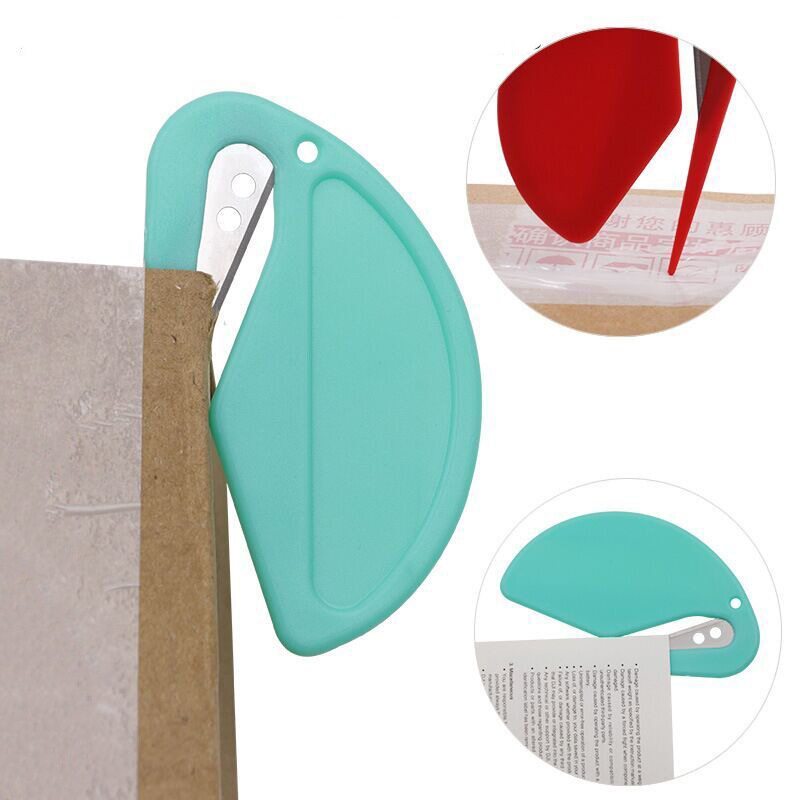 塑料迷你开信刀开信封裁纸刀美工刀割绳刀电线刀