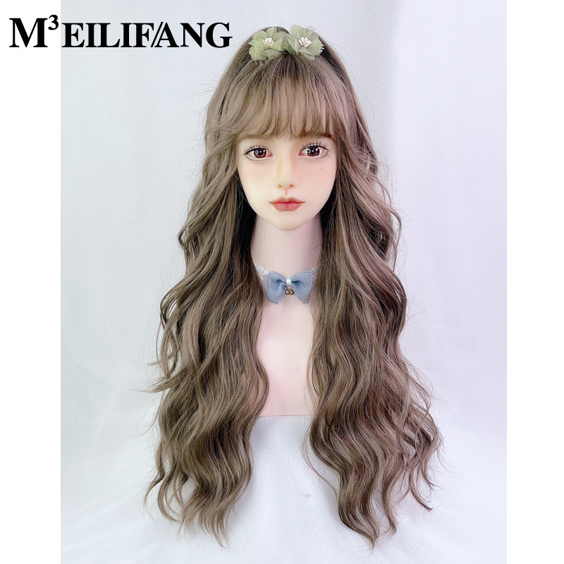 法式慵懒卷假发女长卷发自然蓬松羊毛卷jk网红日常lolita全头套式