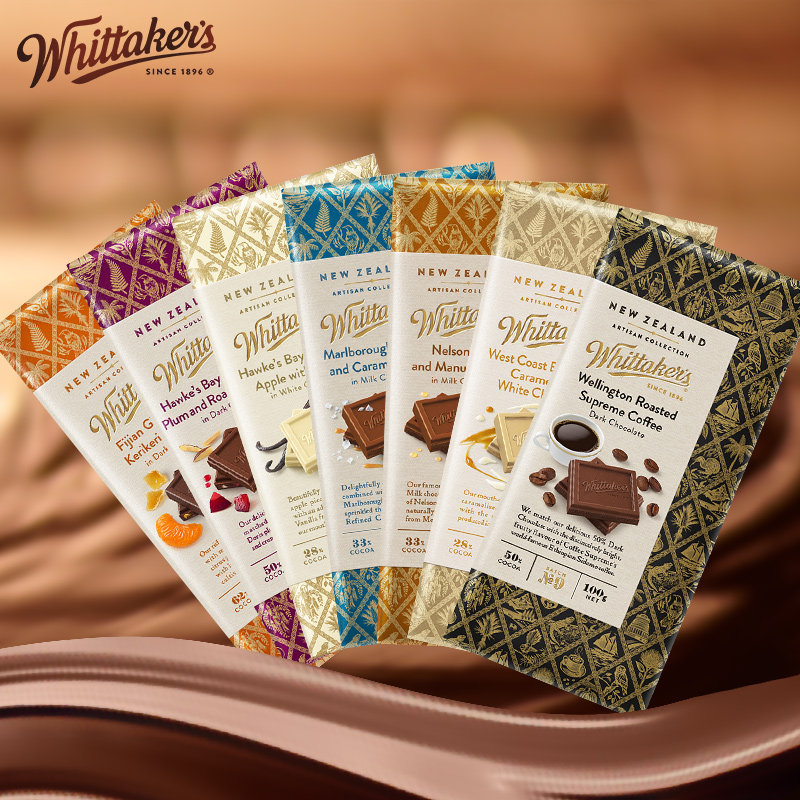新西兰原装进口Whittaker's惠特克水果坚果巧克力大板块薄片100g|msdalam kategori makanan ringan/Nuts/Specialty, Chocolate, coklat putih - dari Buy2taobao.com untuk memberikan perkhidmatan ejen Taobao profesional membeli