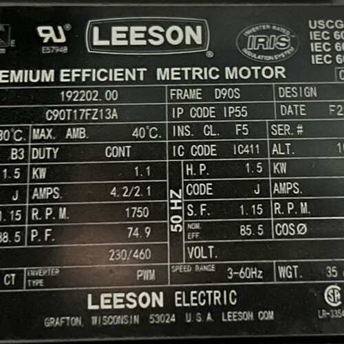 议价-美国LEESON利森电机马达-可维修