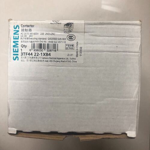 议价-全新原装西门子3TF4422-1XB4直流接触器3TF44-可维修