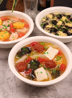大都食海仿真食物汤羹道具