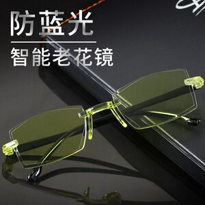 高清防蓝光智能匹配小黄老花镜