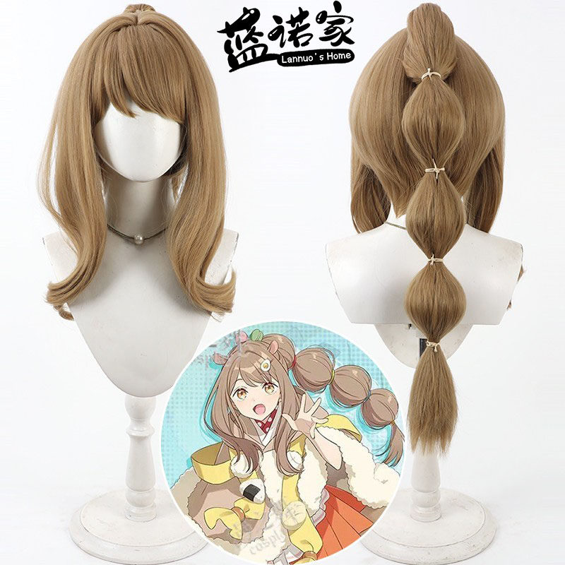 【蓝诺家】超时空辉夜姬 谏山真美cos假发 Isayama Mami 分体马尾