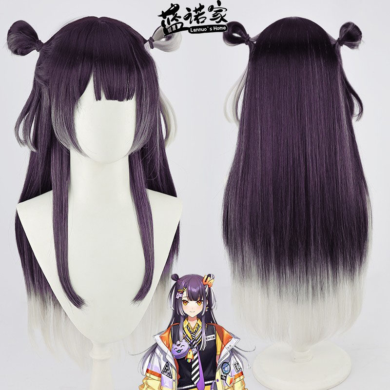 【蓝诺家】虚拟VTuber播主Umise Yotsuha海妹四叶cos假发双色渐变