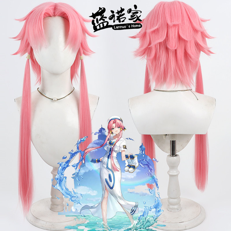 【蓝诺家】水星领航员 水无灯里cos假发打毛发根加长鬓角层次反翘