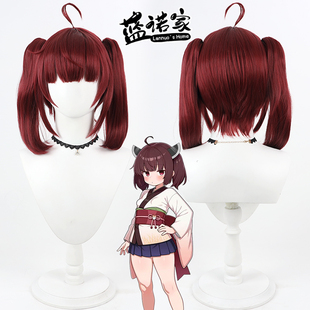 【蓝诺家】虚拟人物 魔法少女篇 东北切蒲英cos假发 分体马尾