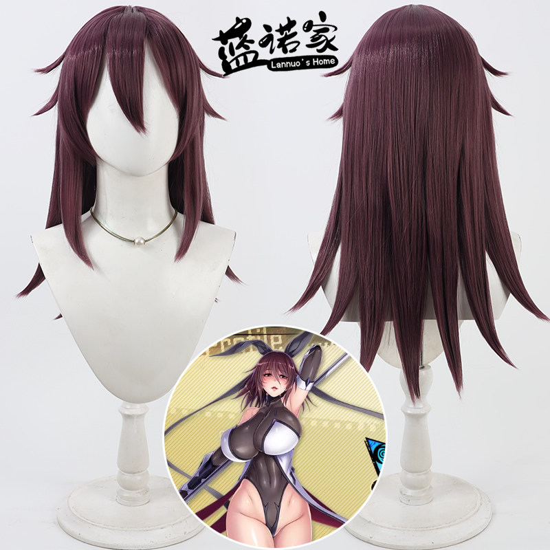 【蓝诺家】对魔忍 Mizuki Shiranui 水城不知火cos假发 仿真头皮