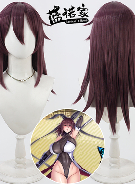 【蓝诺家】对魔忍 Mizuki Shiranui 水城不知火cos假发 仿真头皮