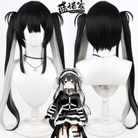 【蓝诺家】虚拟Vtuber播主 月之美兔cos假发 囚服风 地雷兔