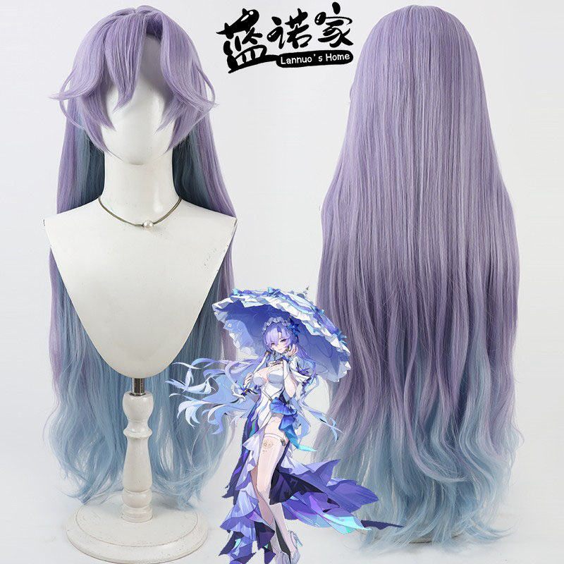 【蓝诺家】鸣潮 坎特蕾拉cos假发 Cantarella 仿真头皮多色渐变