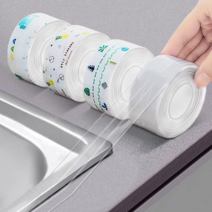 kokubo日本厨房水槽防水贴防霉条贴纸自粘灶台封边防油瓷砖美缝贴