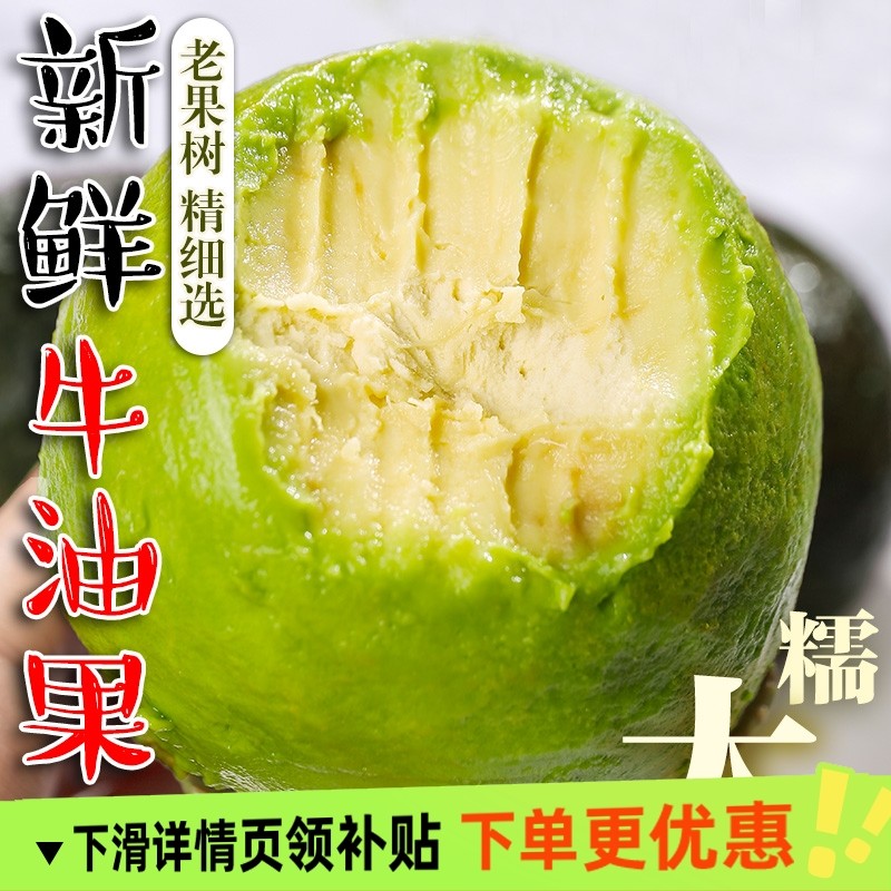 秘鲁哈斯牛油果15个新鲜水果当季整箱包邮一级鳄梨进口辅食奶油