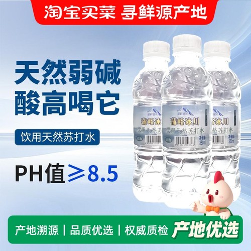 蒲峪冰川天然苏打水 360mlx6瓶