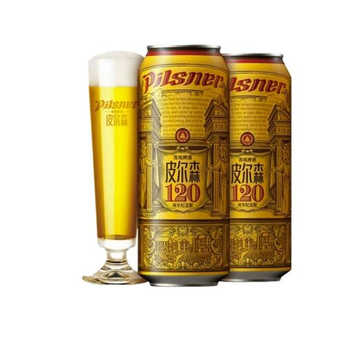 青岛啤酒皮尔森500mL12罐纪念版