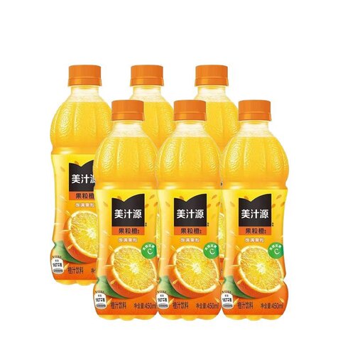 可口可乐果汁饮料果粒橙整件橙汁果味多规格