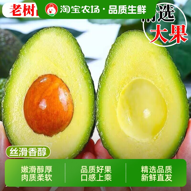 秘鲁进口牛油果大果新鲜水果当季包邮即食一级鳄梨奶油农场精选