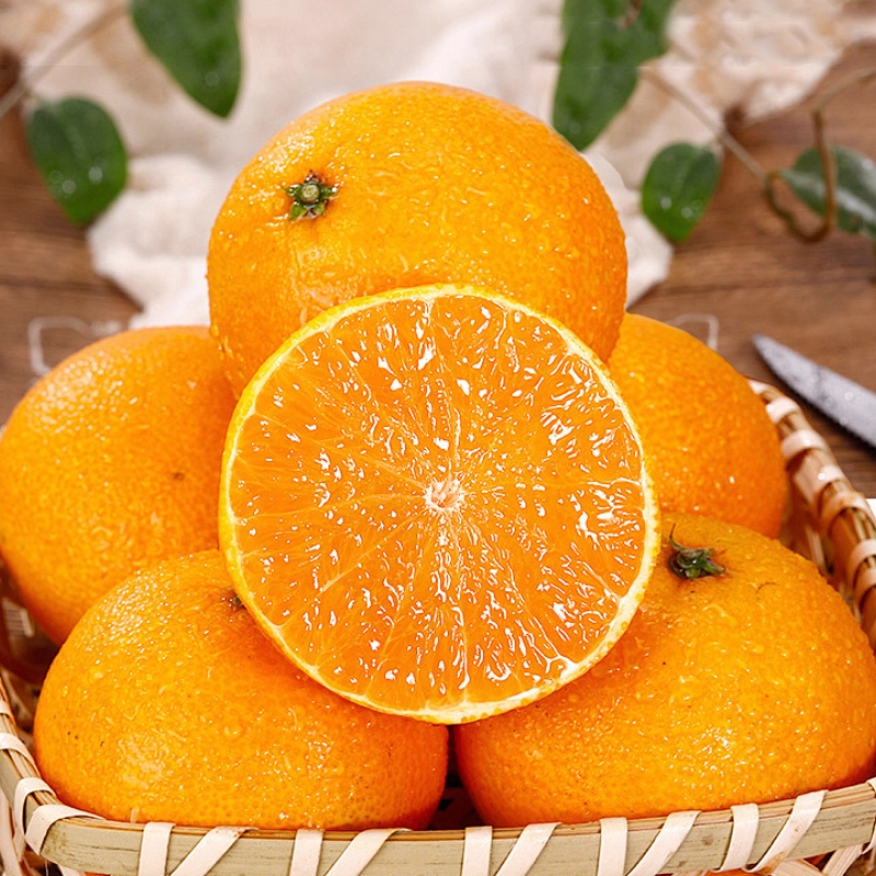 正宗四川眉山爱媛果冻橙5斤装果径70mm+爱媛橙整箱水果鲜嫩多汁