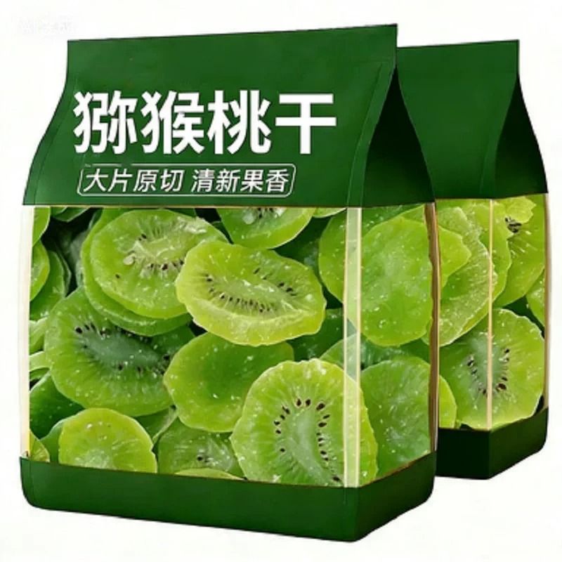 猕猴桃干250g袋装奇异果干果脯弥猴桃干泥猴桃片凉果零食健康水果