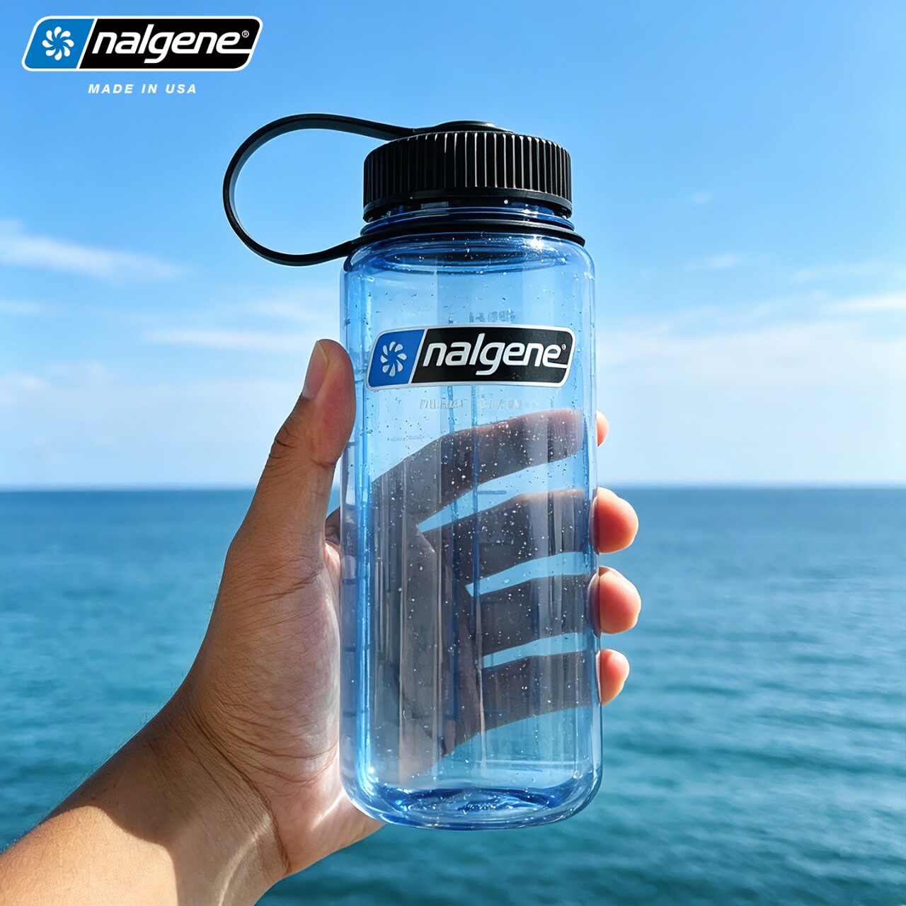 乐基因nalgene进口运动水杯tritan户外健身便携塑料茶杯子耐高温