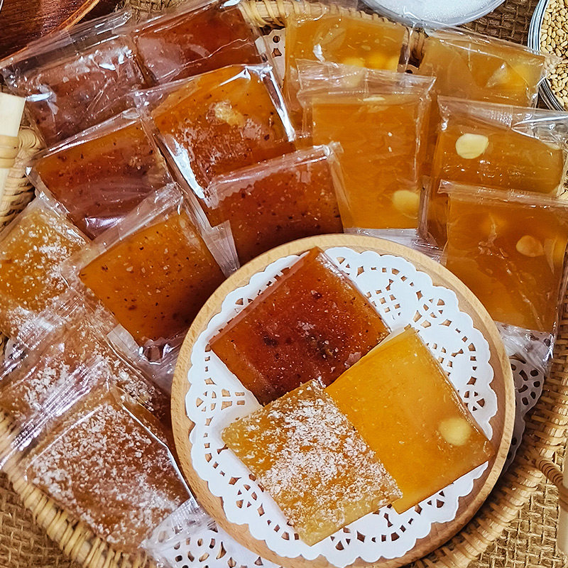 佛山顺德大良特产传统年货姜汁杏仁椰蓉猪油糕糖软糯怀旧送礼手信