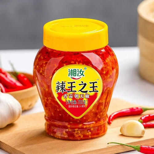 湘汝辣王之王剁椒750g 香蒜朝天椒 辣椒酱 剁辣椒  湖南郴州汝城 - 封面