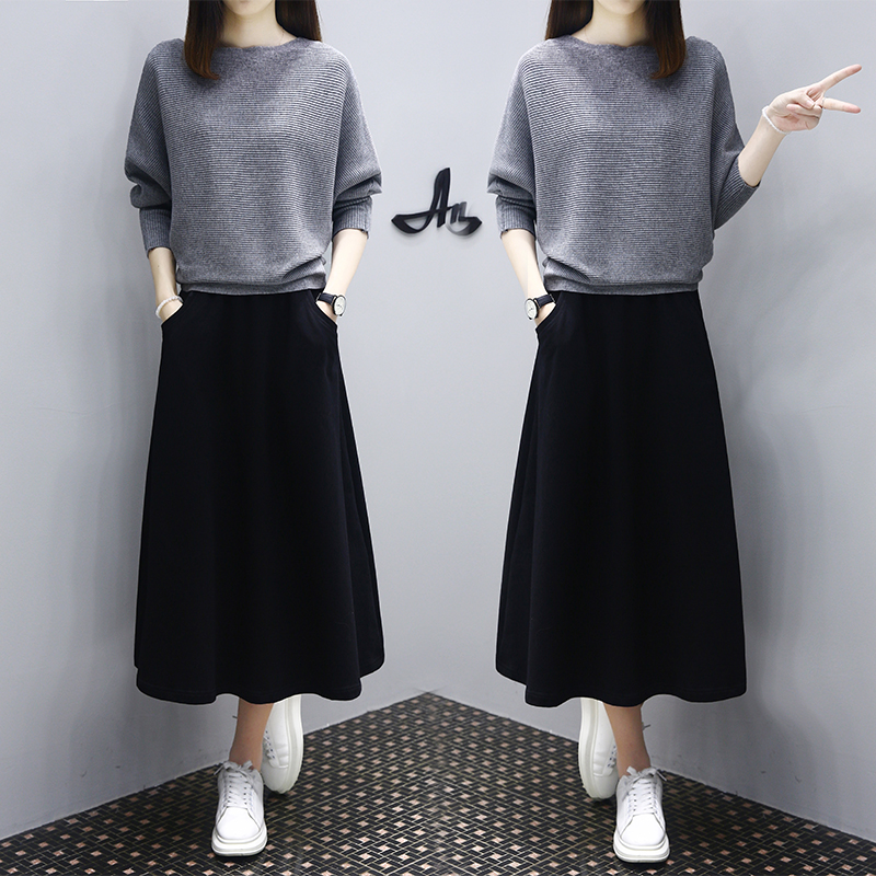 春季套装2025新款女装显瘦开春一整套穿搭气质宽松大码裙子两件套