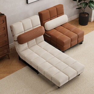 多功能单人折叠床法式奶油沙发床折叠两用小户型客厅复古2025新款