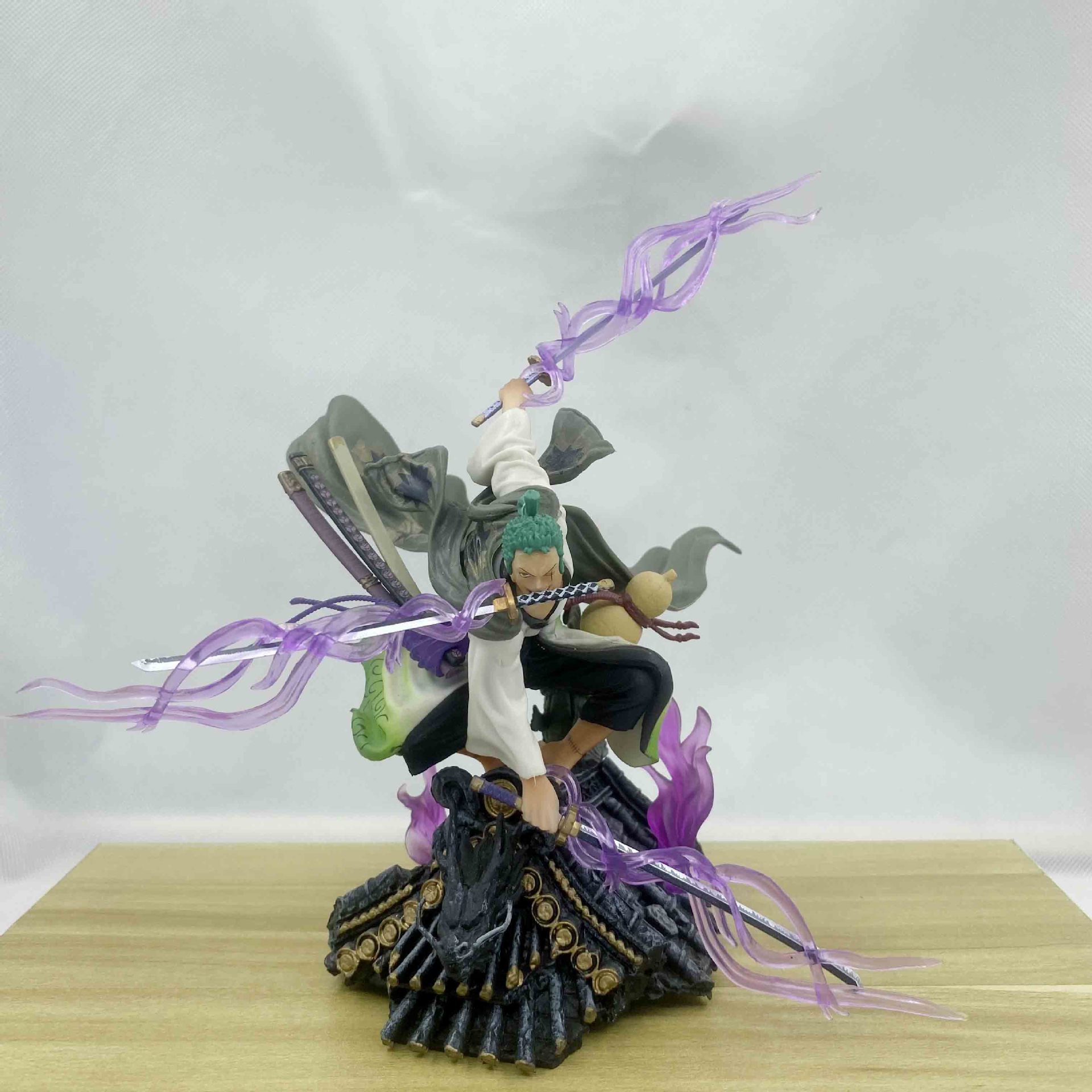海贼王和之国屋顶索隆 和服三刀流索隆 盒装动漫手办模型摆件