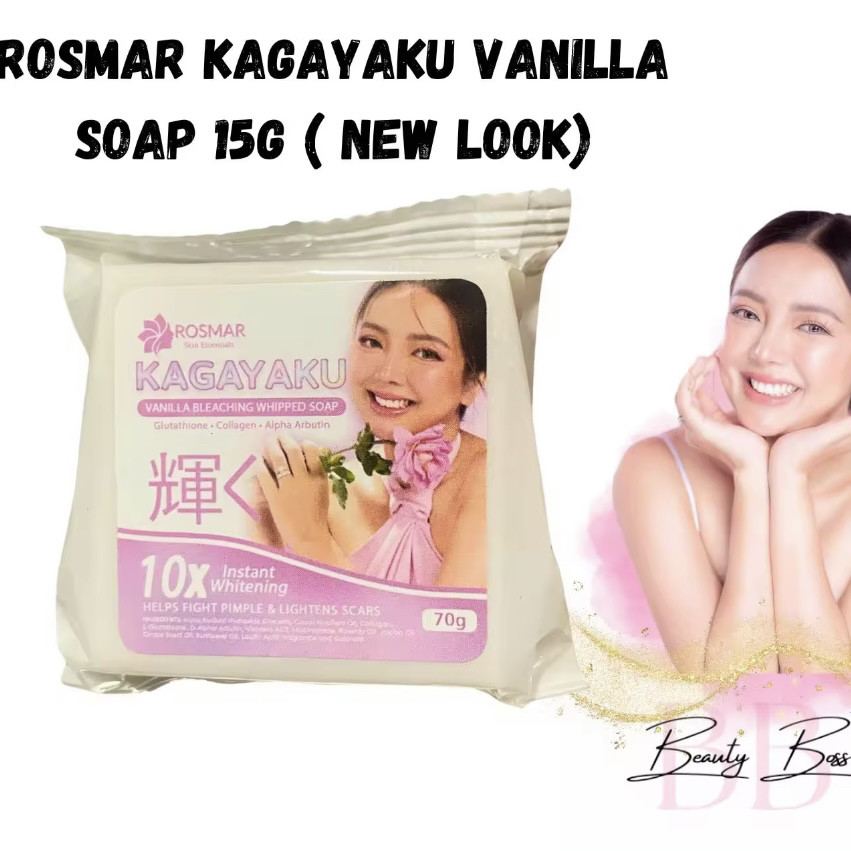 Rosmar Kagayaku Bleaching Whipped Soap 70g for face and body