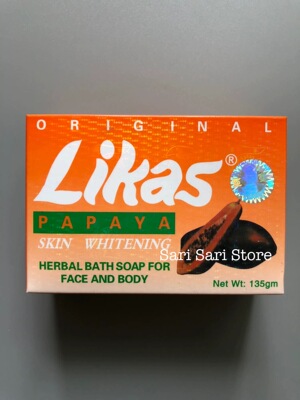 现货Available Likas Papaya Whitening Soap 135g木瓜皂