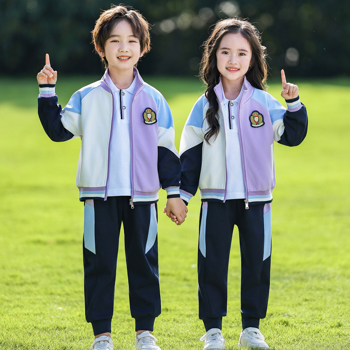 幼儿园园服春秋装三件套