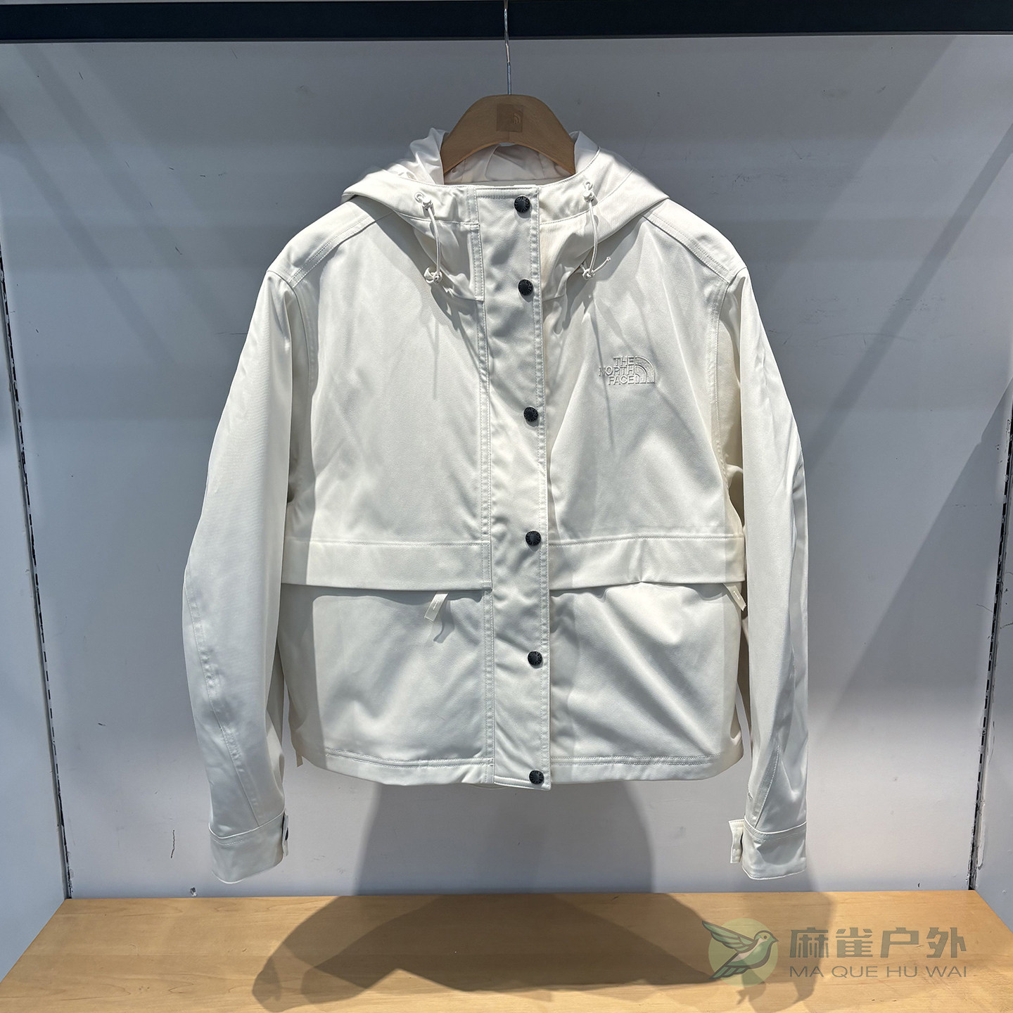 北面女棉服防水二合一冲锋衣外套