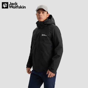 25秋冬新款 JackWolfskin狼爪男防风软壳内胆三合一冲锋衣5122271